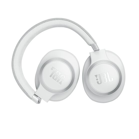 JBL Live 770NC - White - Wireless Over-Ear Headphones with True Adaptive Noise Cancelling - Detailshot 4 JBL Live 770NC - White - Wireless Over-Ear Headphones with True Adaptive Noise Cancelling - Detailshot 4